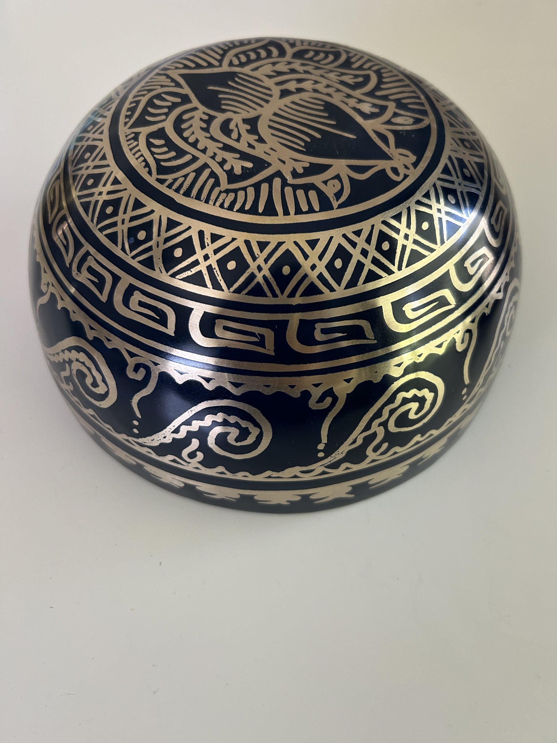 8.25 Inch Bronze C Sharp 3 One Of A Kind Singing Bowl CUSTOM-0004