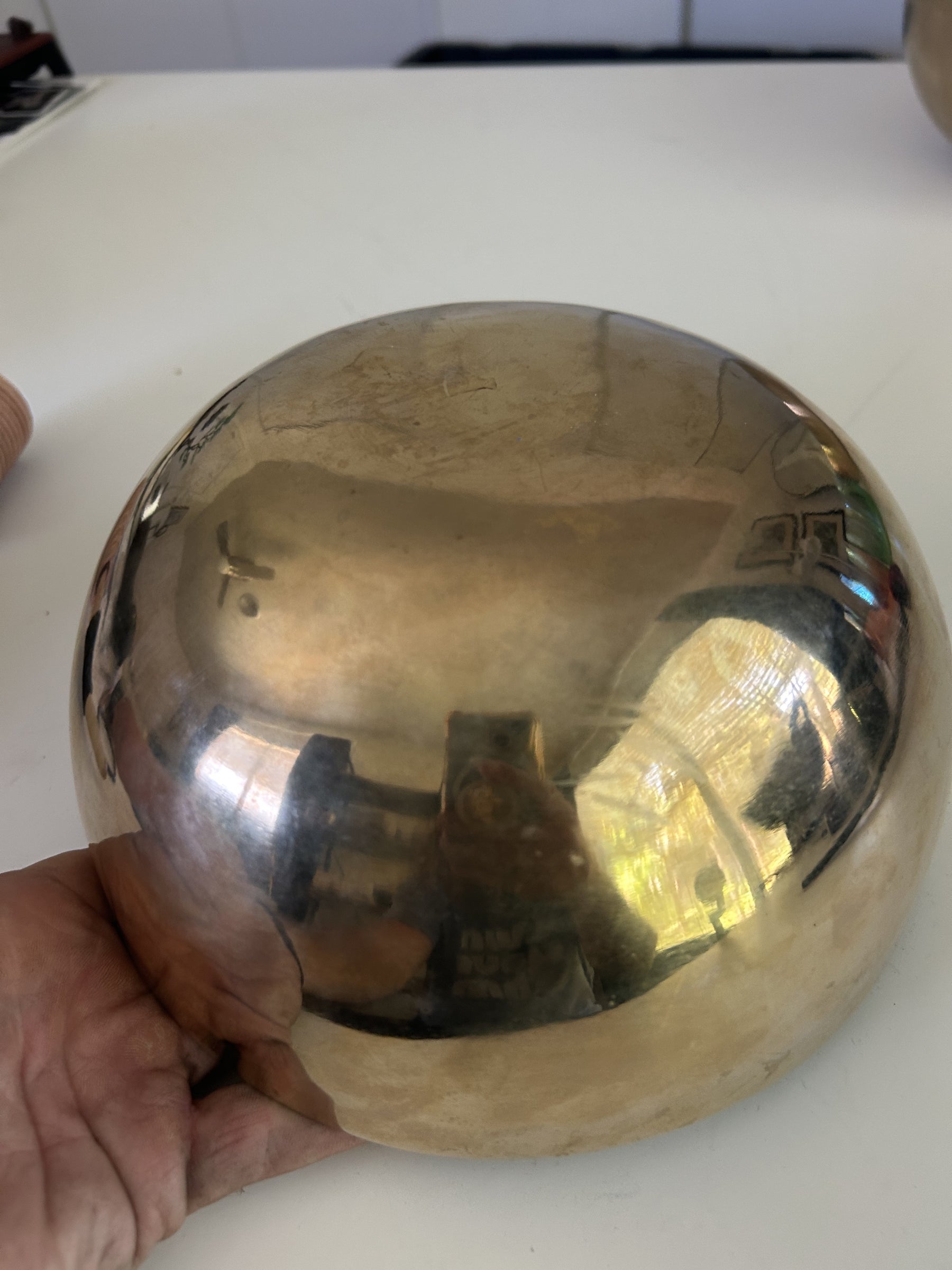 8.5 Inch Bronze C3 One Of A Kind Singing Bowl CUSTOM-0014