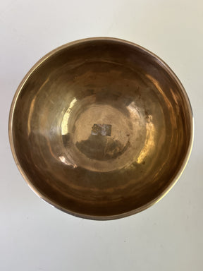 5.25 Inch Bronze A Flat 4 One Of A Kind Singing Bowl CUSTOM-0010