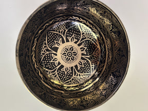 7.25 Inch Bronze A Flat 3 One Of A Kind Singing Bowl CUSTOM-0007