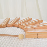 Set Of 8 Crystal Tube Chimes: 6th Octave C Major scale With High C In 7th Octave