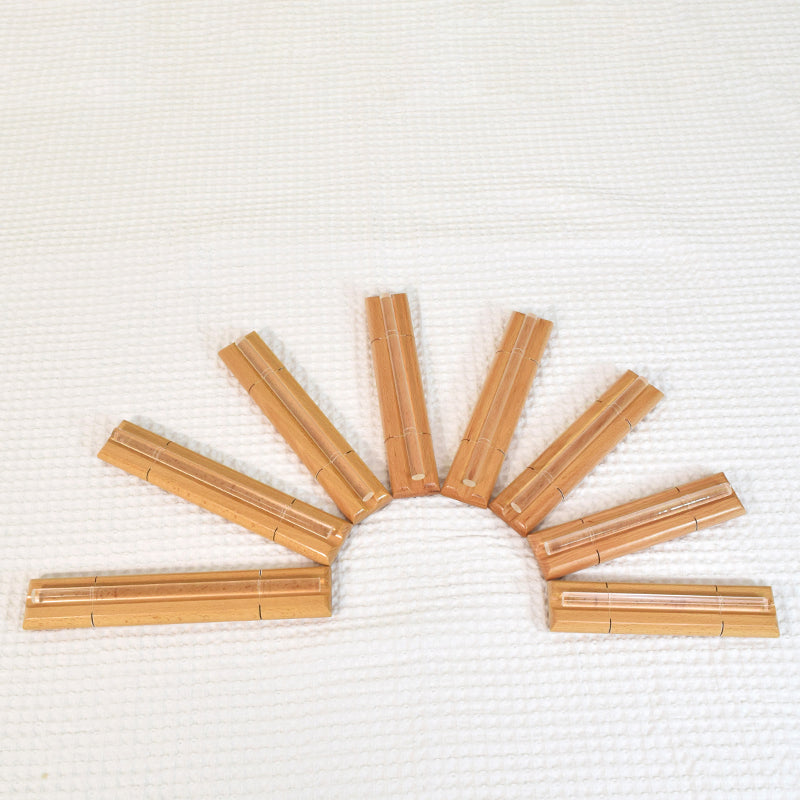 Set Of 8 Crystal Tube Chimes: 6th Octave C Major scale With High C In 7th Octave