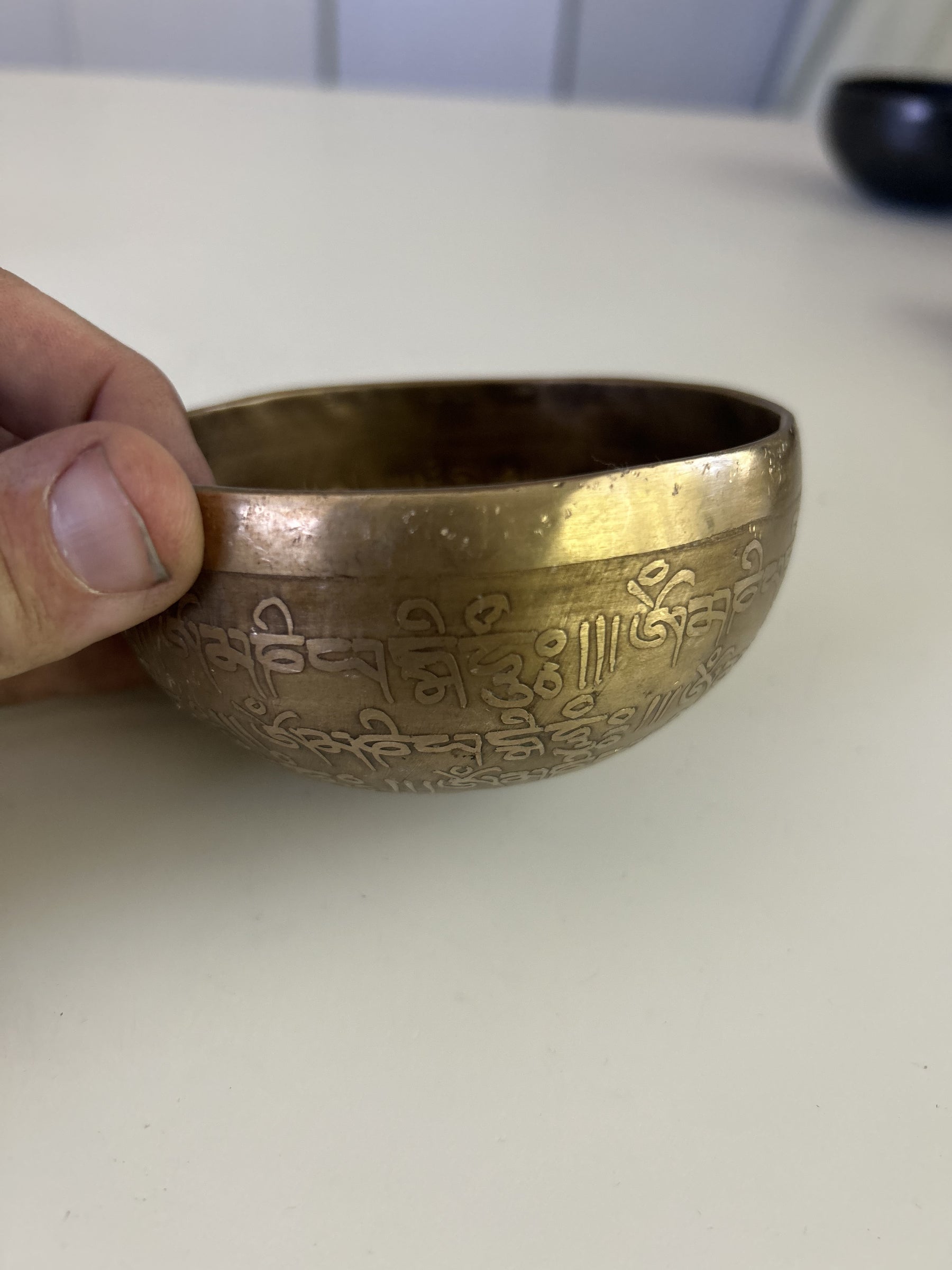 4 Inch Bronze E5 One Of A Kind Singing Bowl CUSTOM-0009