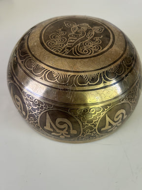 7 Inch Bronze A3 One Of A Kind Singing Bowl CUSTOM-0001