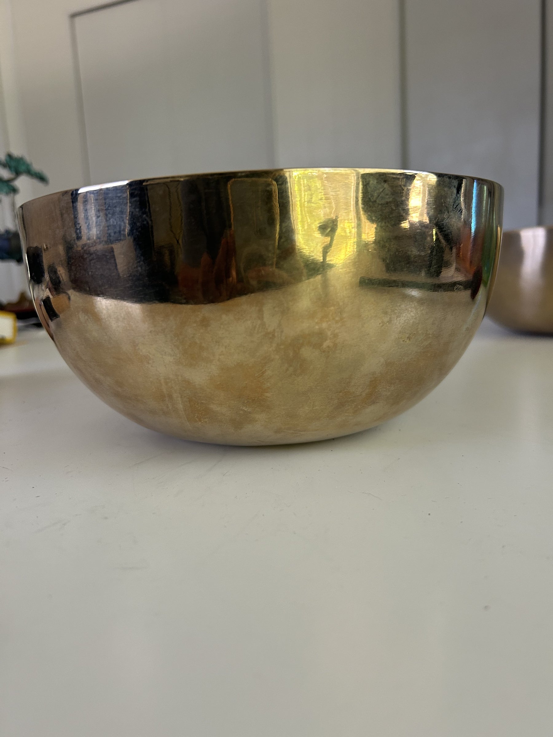 8.5 Inch Bronze C3 One Of A Kind Singing Bowl CUSTOM-0014