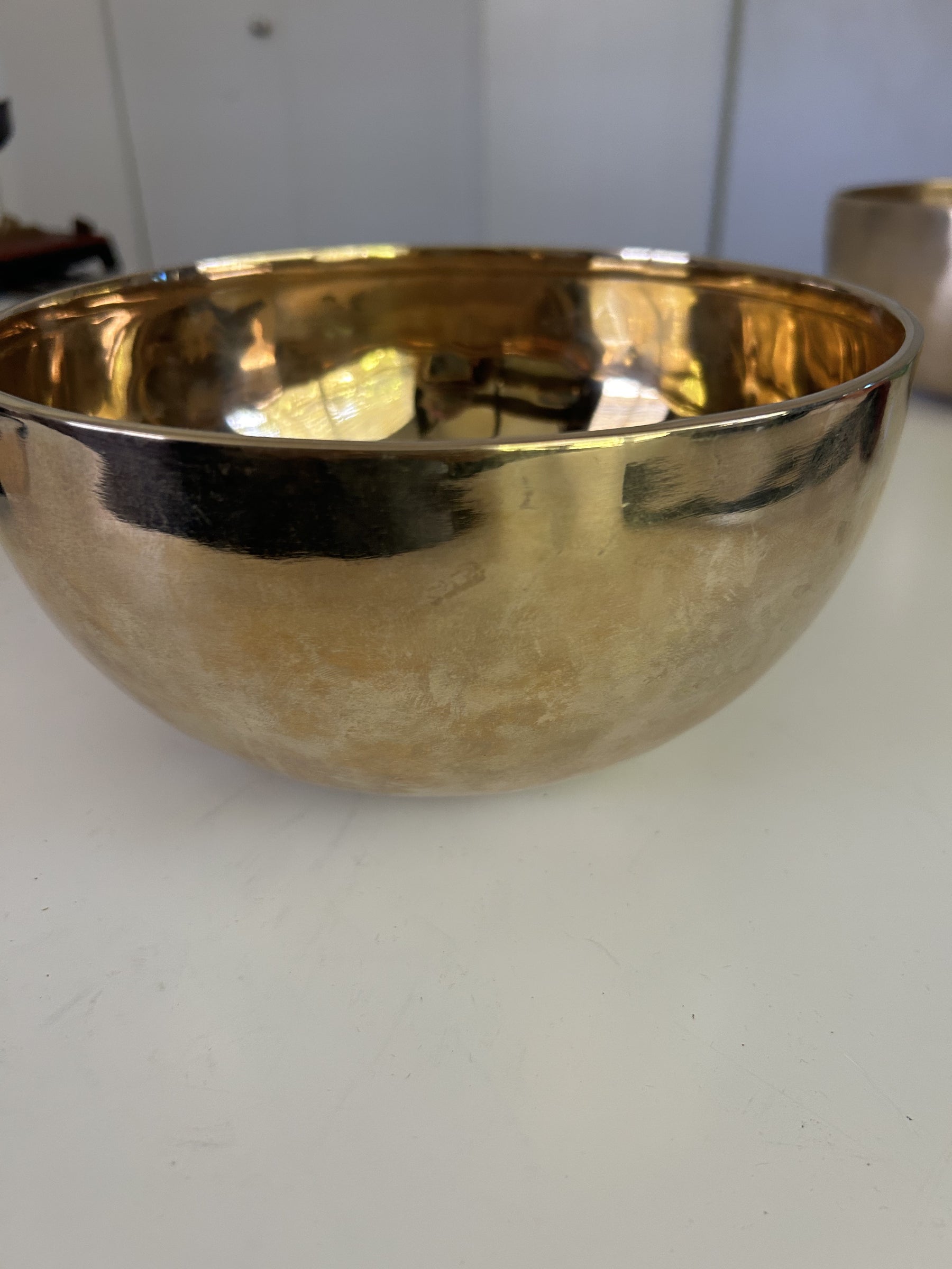 8.5 Inch Bronze C3 One Of A Kind Singing Bowl CUSTOM-0014