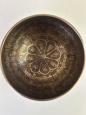 4.75 Inch Bronze A4 One Of A Kind Singing Bowl CUSTOM-0016