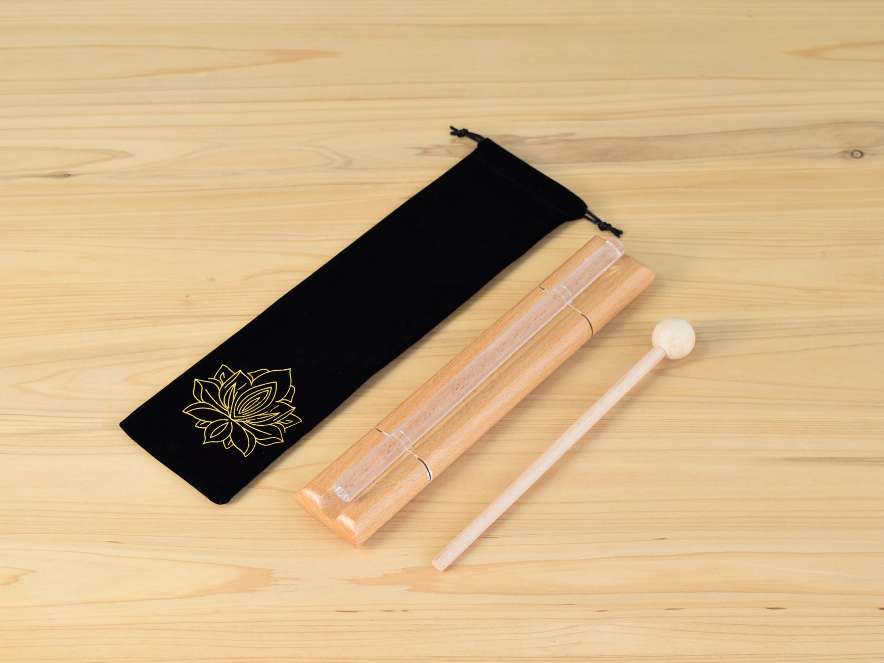 Set Of 8 Crystal Tube Chimes: 6th Octave C Major scale With High C In 7th Octave
