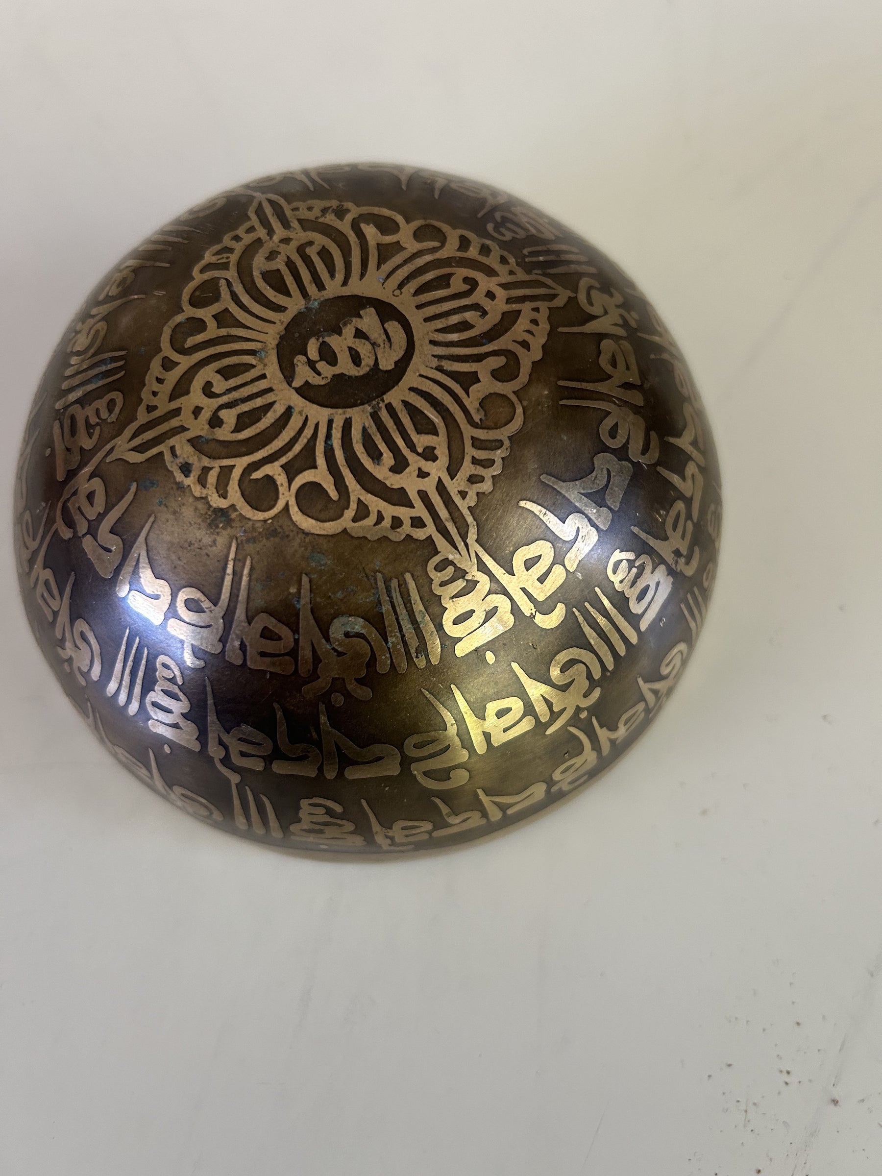 4.75 Inch Bronze A4 One Of A Kind Singing Bowl CUSTOM-0016