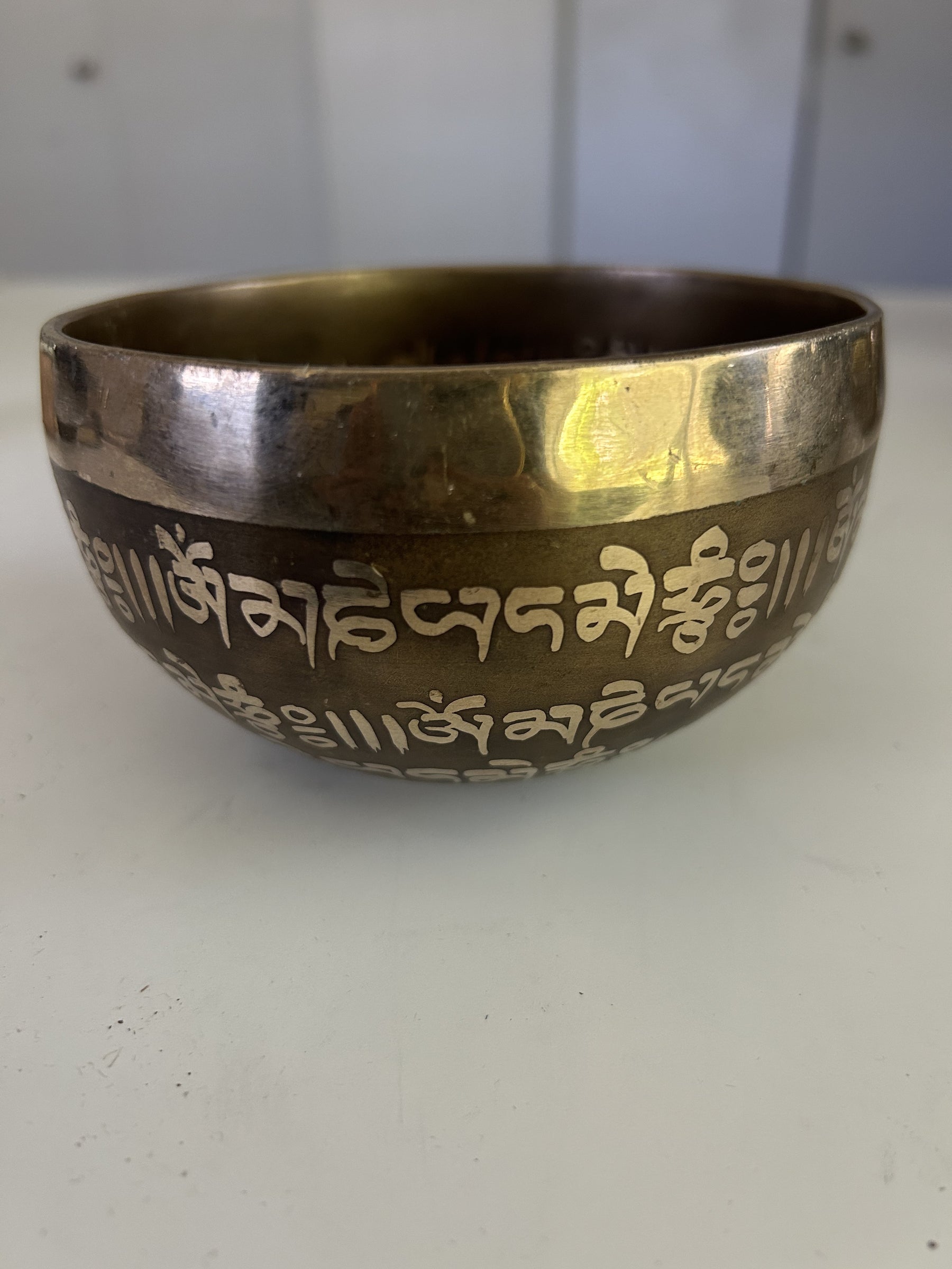 5 Inch Bronze A4 One Of A Kind Singing Bowl CUSTOM-0017