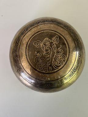 7 Inch Bronze A3 One Of A Kind Singing Bowl CUSTOM-0001