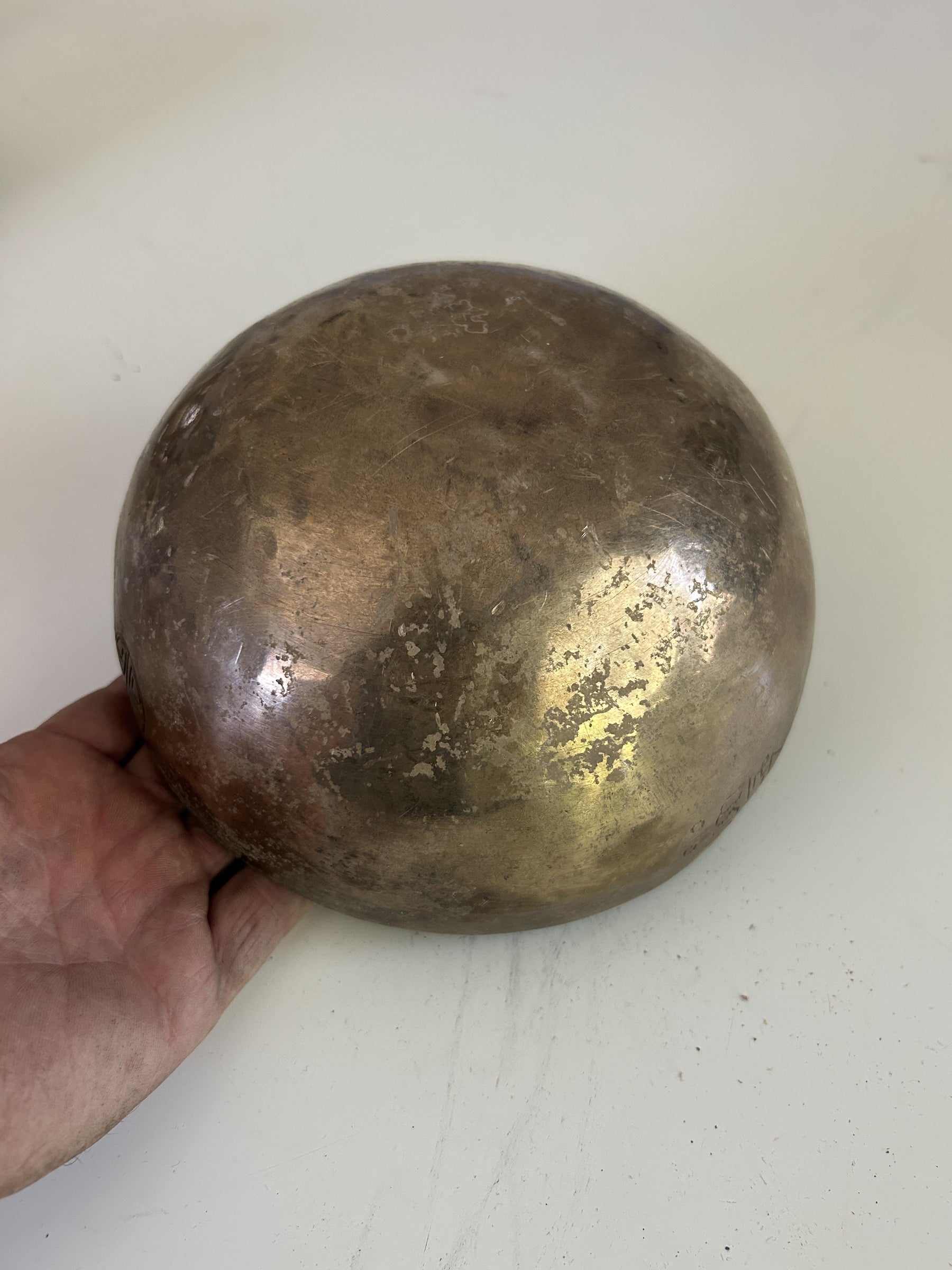 7 Inch Bronze C4 One Of A Kind Singing Bowl CUSTOM-0015