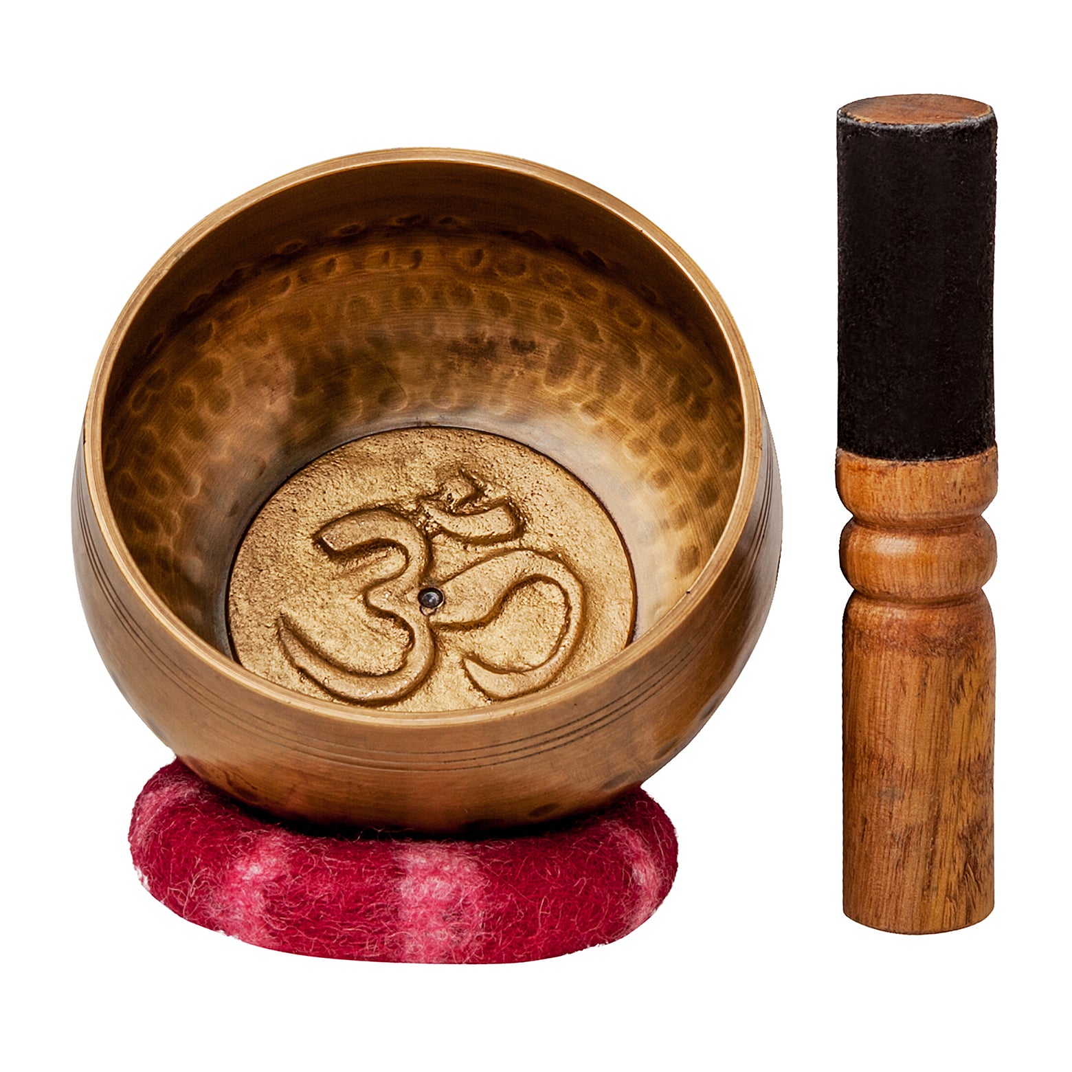 The Truth Ohm and Journal Set - Handmade Singing Bowl, Striker and Lokta Gift Box