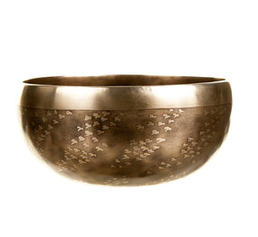 The Tree of Life Bowl: 6 Inch Handmade Bronze Singing Bowl From Nepal Limited Design