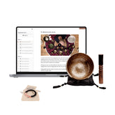 The Complete Singing Bowl Starter Set: 6inch Handmade Singing Bowl & Digital Course On Singing Bowls and Sound Therapy